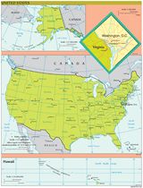 Carte régions États-Unis