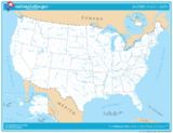 Carte rivières États-Unis