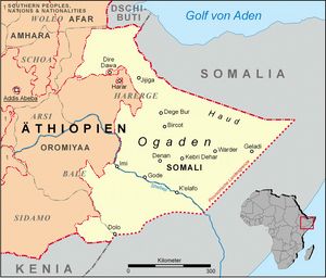 Carte des villes Éthiopie