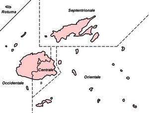 Carte frontières Fidji