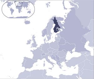 Localiser Finlande sur carte du monde