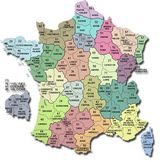 Carte départements de France