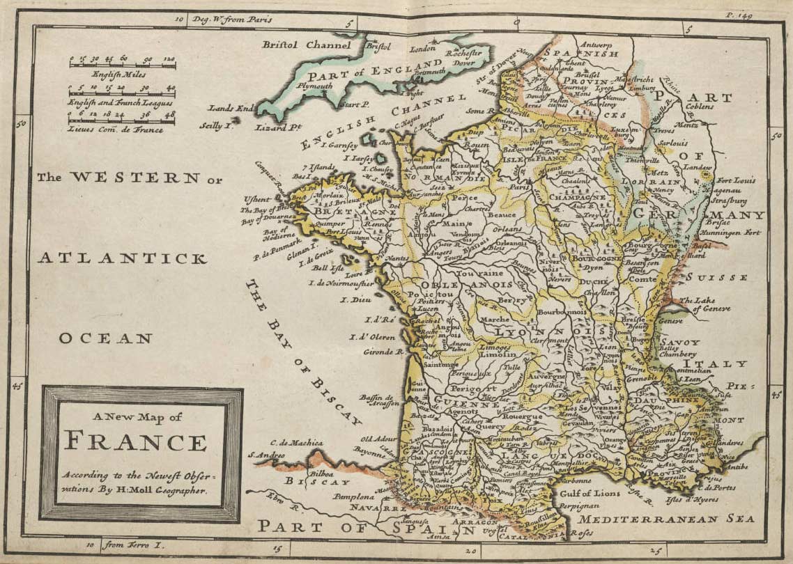 Carte historique de France