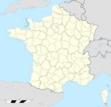 Coloriage carte de France départements
