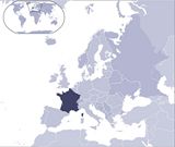 Localiser la France sur carte du monde