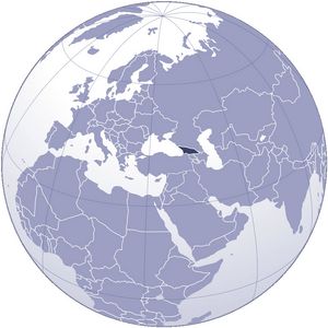 Localiser Géorgie sur carte du monde