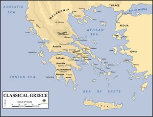 Carte géographique Grèce