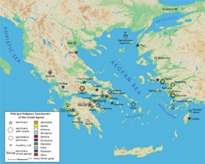 Carte population Grèce