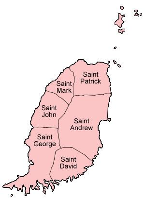 Carte régions Grenade