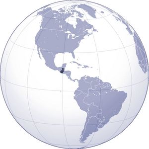 Localiser Guatemala sur carte du monde