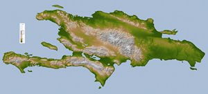 Carte végétation Haïti