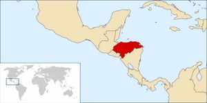 Situer Honduras sur carte du monde