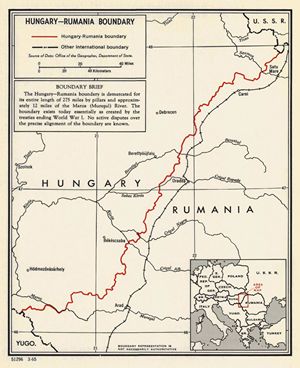 Ancienne carte Hongrie