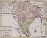 Carte historique Inde