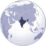 Localiser Inde sur carte du monde