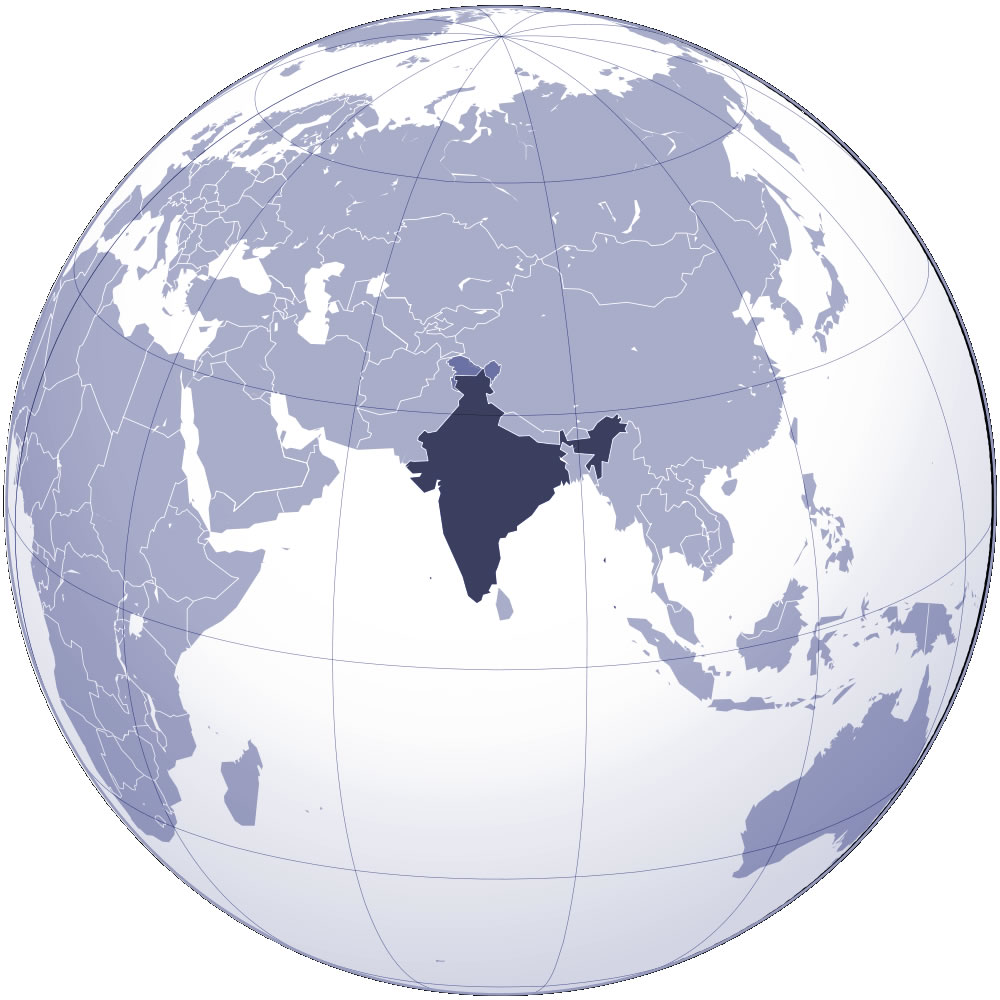 inde carte du monde - Image