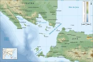 Carte géographique Indonésie