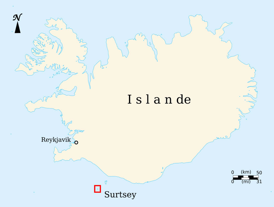 islande carte monde