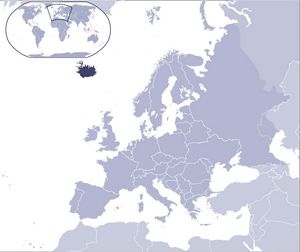 Localiser Islande sur carte du monde