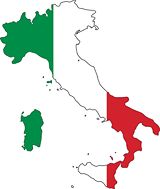 Carte drapeaux Italie