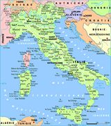 Carte grande villes Italie