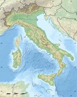 Carte relief Italie