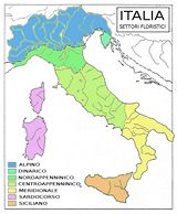 Carte végétation Italie