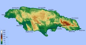 Carte géologique Jamaïque