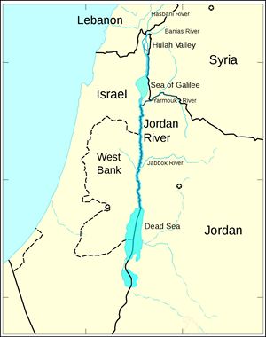 Carte des villes Jordanie