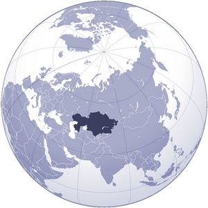 Localiser Kazakhstan sur carte du monde