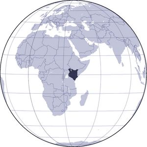 Localiser Kenya sur carte du monde