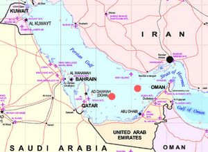 Carte frontières Koweït