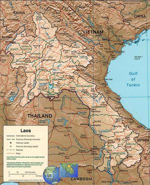 Carte Laos