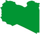 Carte drapeaux de Lybie