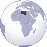 Localiser pays de Lybie sur carte du monde