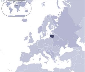 Localiser Lituanie sur carte du monde