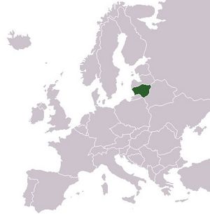 Situer Lituanie sur carte du monde