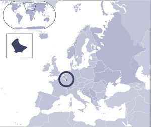Localiser Luxembourg sur carte du monde