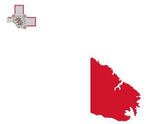 Carte drapeaux Malte