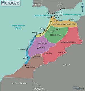 Carte Atlas Maroc