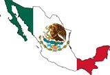 Carte drapeaux Mexique