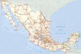 Carte routière Mexique