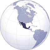 Localiser Mexique sur carte du monde