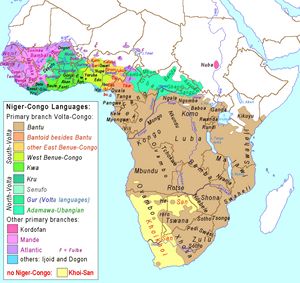 Carte des langues Niger