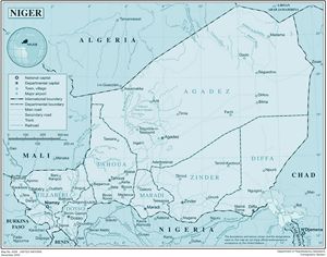 Grande carte Niger