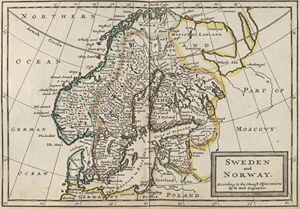 Carte historique Norvège