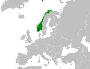 Situer Norvège sur carte du monde