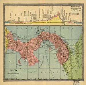 Carte historique Panama