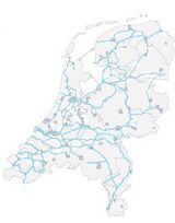 Carte Pays-Bas rivière vierge