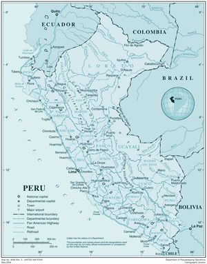 Carte Pérou
